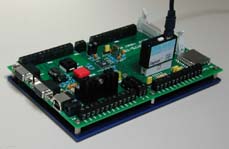 Cortex-M3 microcontroller training board